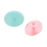 Maxbell 2Pcs Soft Silicone Facial Cleansing Brush Pore Cleanser Anti-slip Exfoliator Friction Pad Face Skin Care
