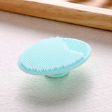 Maxbell 2Pcs Soft Silicone Facial Cleansing Brush Pore Cleanser Anti-slip Exfoliator Friction Pad Face Skin Care