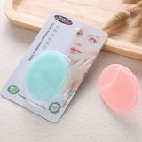 Maxbell 2Pcs Soft Silicone Facial Cleansing Brush Pore Cleanser Anti-slip Exfoliator Friction Pad Face Skin Care