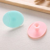 Maxbell 2Pcs Soft Silicone Facial Cleansing Brush Pore Cleanser Anti-slip Exfoliator Friction Pad Face Skin Care