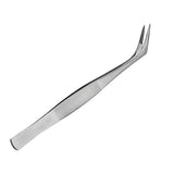 Maxbell Stainless Steel Eyelash Extension Tweezer Curved Pincet Vetus Makeup Tool