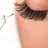 Maxbell Stainless Steel Eyelash Extension Tweezer Curved Pincet Vetus Makeup Tool