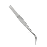 Maxbell Stainless Steel Eyelash Extension Tweezer Curved Pincet Vetus Makeup Tool