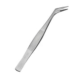 Maxbell Stainless Steel Eyelash Extension Tweezer Curved Pincet Vetus Makeup Tool