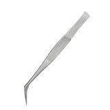 Maxbell Stainless Steel Eyelash Extension Tweezer Curved Pincet Vetus Makeup Tool