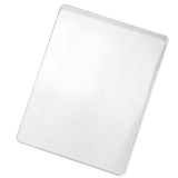 Maxbell DIY Leather Craft Tempered Glass Plate Smoothing Slicker Mat Leather Tool