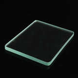 Maxbell DIY Leather Craft Tempered Glass Plate Smoothing Slicker Mat Leather Tool