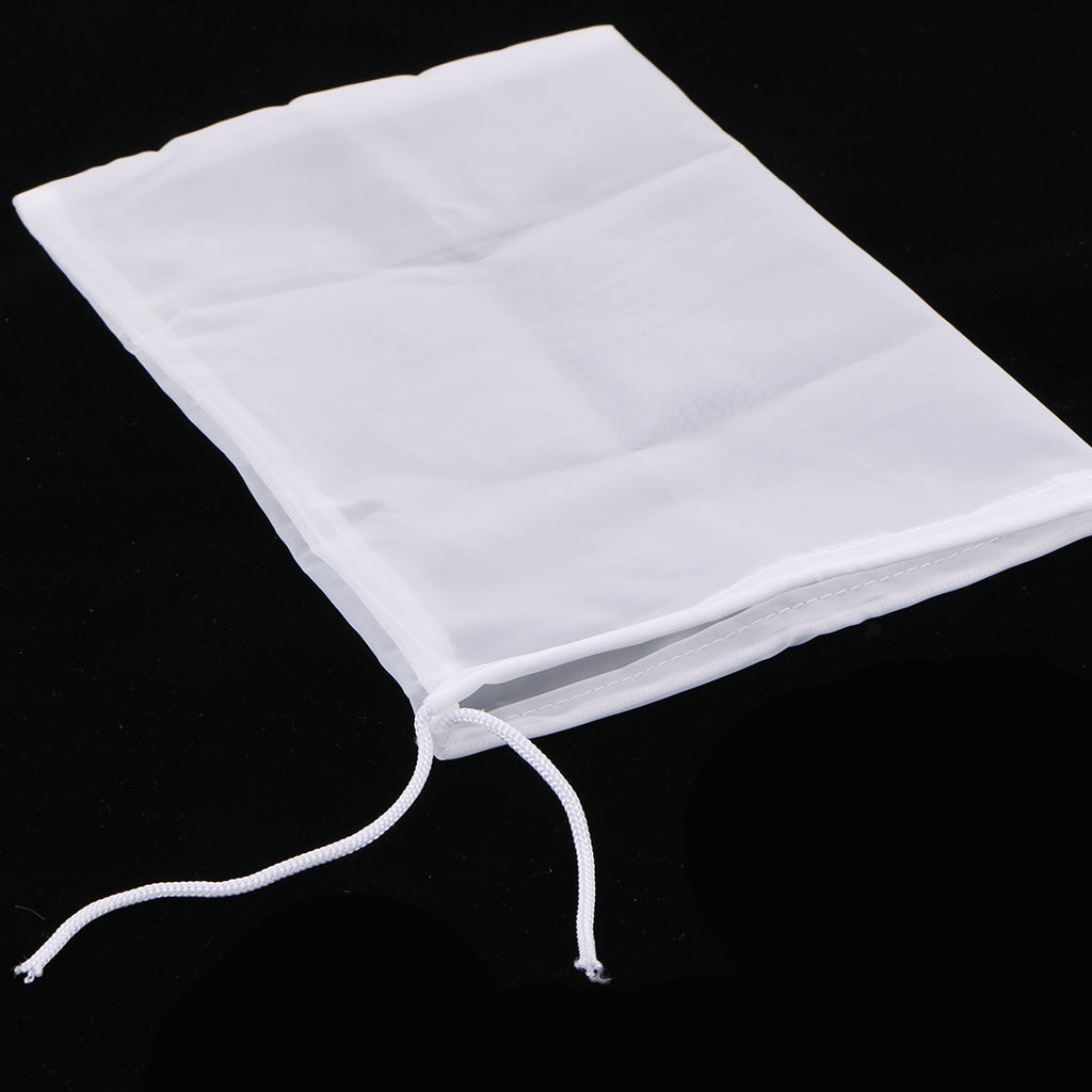 Maxbell Milk Fine Nylon Strainer Bag Juices Cheese Filter Mesh Cloth 15x20cm/5.90x7.87''