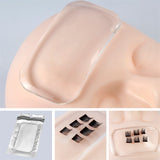 Maxbell Silicone False Lashes Holder Pad for Eyelash Extensions, Lash Holder, 3.4'' x 5.5'' x 0.1''