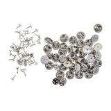 Maxbell 50 Sets Silver Butterfly Clutch Metal Pin Backs Replacement Badge Hat Pin Lapel Clasps Fasteners Jewelry Making Findings