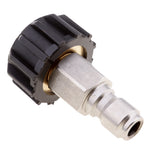 Maxbell Brass Quick Connector M22/14 to 3/8 Male Adapter for Pressure Washer Connect