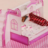 Maxbell ABS Miniature Bunk Bed Model for 1/12 Dolls House Children Bedroom Furniture Life Scenes Decor Room Accessory #2
