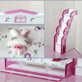 Maxbell ABS Miniature Bunk Bed Model for 1/12 Dolls House Children Bedroom Furniture Life Scenes Decor Room Accessory #2