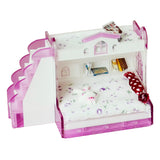 Maxbell ABS Miniature Bunk Bed Model for 1/12 Dolls House Children Bedroom Furniture Life Scenes Decor Room Accessory #2