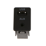 Maxbell Car USB AUX Auxiliary Input Switch Button Fit for RCD510+ RCD310+ RCD300+