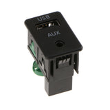 Maxbell Car USB AUX Auxiliary Input Switch Button Fit for RCD510+ RCD310+ RCD300+