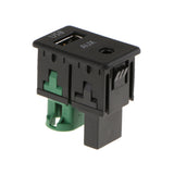 Maxbell Car USB AUX Auxiliary Input Switch Button Fit for RCD510+ RCD310+ RCD300+