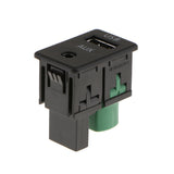 Maxbell Car USB AUX Auxiliary Input Switch Button Fit for RCD510+ RCD310+ RCD300+