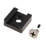 Maxbell Cold Shoe Mount Adapter Cold Shoe Bracket Standard Shoe Type with 1/4" Thread Hole for Camera DSLR Flash Led Light Monitor Video