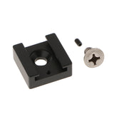 Maxbell Cold Shoe Mount Adapter Cold Shoe Bracket Standard Shoe Type with 1/4" Thread Hole for Camera DSLR Flash Led Light Monitor Video