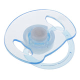 Maxbell ABS Plastic Dummy Pacifier Reborn Magnetic Pacifier Toy Baby Doll Supplies Kids Birthday Gift Clear & Blue