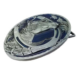 Maxbell Engraved Animal Equestrian Horseshoe Horse Head Oval Cowboy Belt Buckle