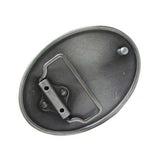 Maxbell Engraved Animal Equestrian Horseshoe Horse Head Oval Cowboy Belt Buckle