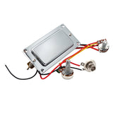 Maxbell Prewired Guitar Double Coil Pickup Harness with Volume Tone Pots for Electric Guitar Replacement