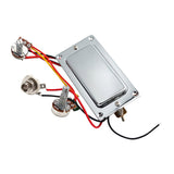 Maxbell Prewired Guitar Double Coil Pickup Harness with Volume Tone Pots for Electric Guitar Replacement