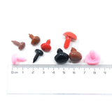 Maxbell 100 Pieces Mixed Color Eyes and Noses for Bear Doll, Puppet, Plush Animal Making Toy Accessories