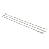Maxbell 3 Pcs 22cm Stainless Steel Micro Spoon / Scoop, Multipurpose, Lab Hospital