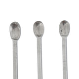 Maxbell 3 Pcs 22cm Stainless Steel Micro Spoon / Scoop, Multipurpose, Lab Hospital