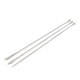 Maxbell 3 Pcs 22cm Stainless Steel Micro Spoon / Scoop, Multipurpose, Lab Hospital