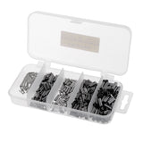 Maxbell 500Pcs Single & Double Barrel Copper Crimp Sleeves Fishing Crimps for Rigs Making