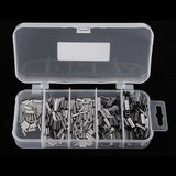 Maxbell 500Pcs Single & Double Barrel Copper Crimp Sleeves Fishing Crimps for Rigs Making