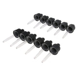 Maxbell 12pcs Plastic Glass Liquid Dropper Pipette Top for 15ml Essential Oil Bottle