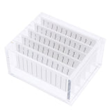 Maxbell Dustproof Transparent Acrylic 5 Layers False Eyelash Extensions Display Stand Lashes Storage Glue Pallet Holder