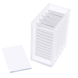 Maxbell Dustproof Transparent Acrylic 5 Layers False Eyelash Extensions Display Stand Lashes Storage Glue Pallet Holder