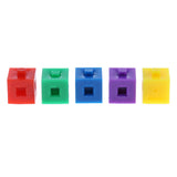 Maxbell 100x 1cm Blocks Building Kit Stacking Cube Puzzles for Kids Educational Toy