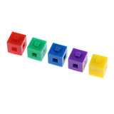 Maxbell 100x 1cm Blocks Building Kit Stacking Cube Puzzles for Kids Educational Toy