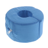Maxbell Adjustable Loop Foot Hand Foam Elevator Cushion Leg Rest Elevation Pillow Anti Bedsore Ankle Swelling Relief Blue