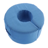 Maxbell Adjustable Loop Foot Hand Foam Elevator Cushion Leg Rest Elevation Pillow Anti Bedsore Ankle Swelling Relief Blue