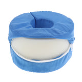 Maxbell Adjustable Loop Foot Hand Foam Elevator Cushion Leg Rest Elevation Pillow Anti Bedsore Ankle Swelling Relief Blue