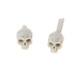 Maxbell 20Pieces Resin Soldier Head Skull Model Resin Skeleton Model 5mm Miniature Statue