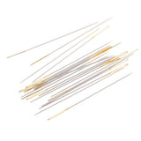 Maxbell 20 Pieces/Box Large Eye Embroidery Fabric Cross Stitch Needles Sewing Craft 28#