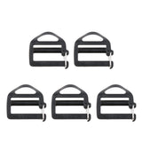 Maxbell 5 Pieces Plastic Webbing Buckle For 25mm Strap Outdoor Backpack Attachment