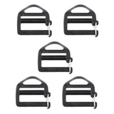 Maxbell 5 Pieces Plastic Webbing Buckle For 25mm Strap Outdoor Backpack Attachment