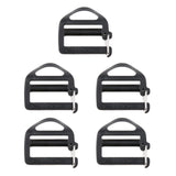 Maxbell 5 Pieces Plastic Webbing Buckle For 25mm Strap Outdoor Backpack Attachment