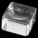 Maxbell Clear Square Crystal Display Stand Holder For 40-60mm Crystal Ball Sphere Globe