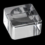 Maxbell Clear Square Crystal Display Stand Holder For 40-60mm Crystal Ball Sphere Globe